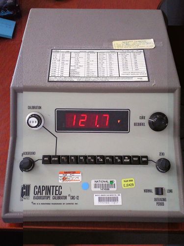 CAPINTEC RADIOISOTOPE CALIBRATOR MODEL CRC 12
