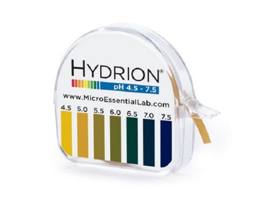 Hydrion ph paper range 4.5 - 7.5 single roll dispenser for sale