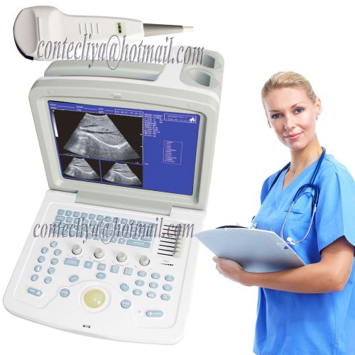 Ce portable us cms600b-3 with 6.5mhz endo-cavitary probe and 3.5mhz convex probe for sale