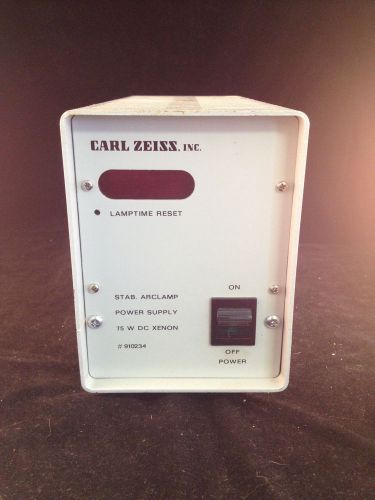 Carl Zeiss Stab. Arclamp 75W DC Xenon Microscope Power Supply #910234