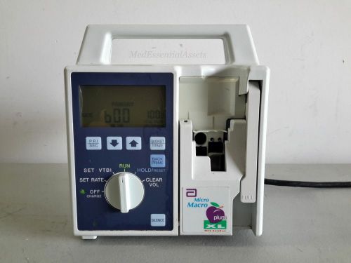 Abbott Micro Macro Plum XL Infusion Pump 11859-04-04 Lab Monitoring