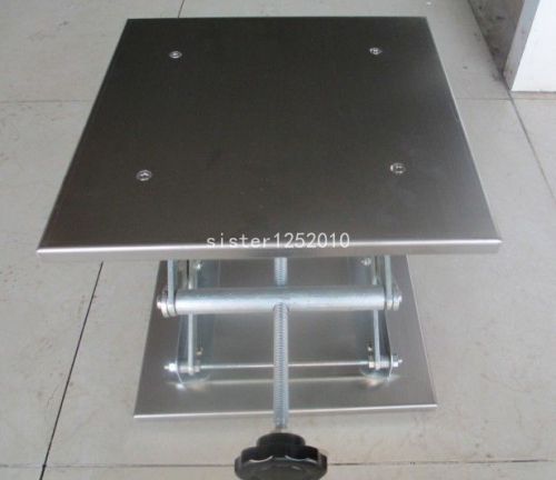 New 300mm*300mm*380mm  stainless steel lab jack stand labjack scissor for sale