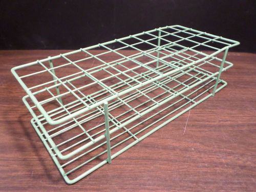 VWR Green Epoxy-Coated Wire 4 x 10 40-Place 22-25mm Test Culture Tube Rack