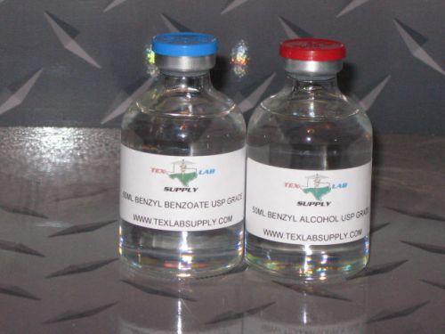 Tex Lab Supply 50ML Benzyl Benzoate + Benzyl Alcohol USP Combo Sterile