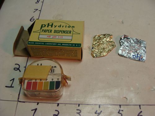 vintage Science--phydrion Paper Dispenser, ab ph 1-11