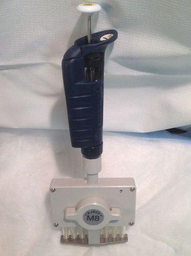 Gilson Pipetman Pipette P-200-M8 8 -channel Adjustable Volume P200 20-200 ul #7