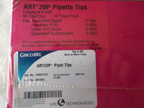 MBP Art 20P Pipette Tips 2149P PKG of 960