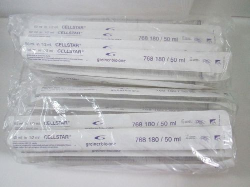 Greiner 50ml Serological Pipets 768-180, Indiv. Wrapped, Sterile, 2 Bags/20 ea