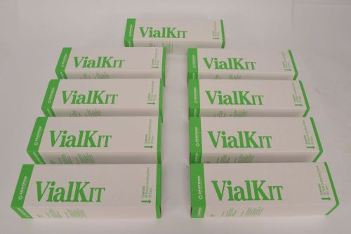 Lot of 9 Boxes of NEW 96 Skatron Vial Kit Vials and Caps Scintillation 864 Total