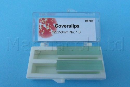 Microscope Slide Coverslips:  22 x 50mm Pack of 100
