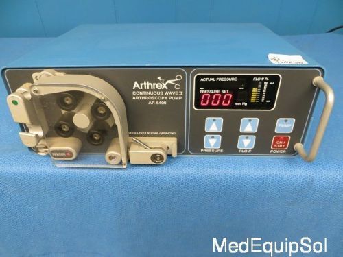 Arthrex  AR-6400 Continuous Wave II Arthroscopy Pump