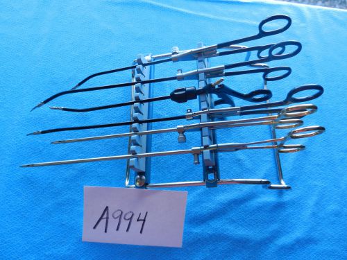 Padgett surgical endoscopic plastic surgery grasper scissors needleholders set for sale