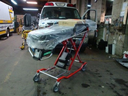 New 2014 ferno powerflexx power cot 700 lbs ambulance stretcher stryker red blue for sale