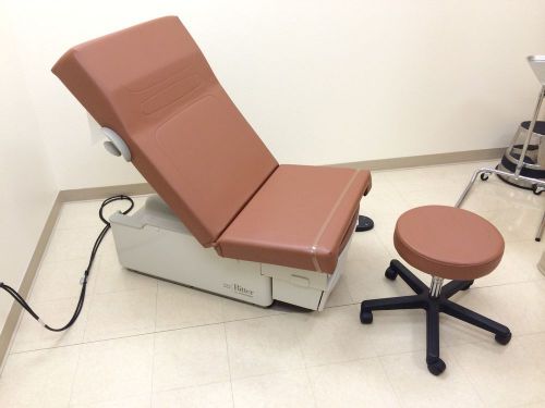 Ritter 222 ADA Medical Powered Examination Chair Clay Color with Stool ~~NICE~~