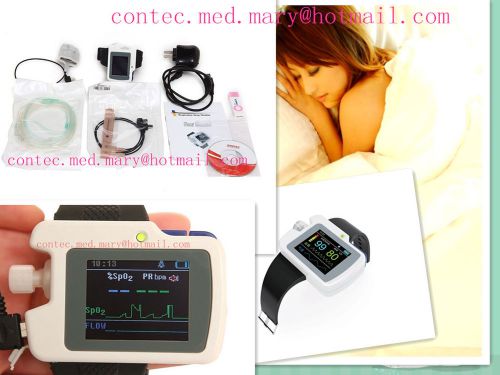 ON Sale,,Wristed Respiration 24 Hour Sleep Study Monitor, SPO2, PR+ USB
