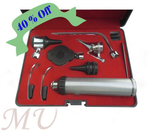 New Opthalmoscope, Otoscope, Nasal Larynx, ENT Diagnostic Set 2015