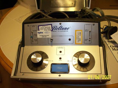Beltone audiometer model 119 for sale