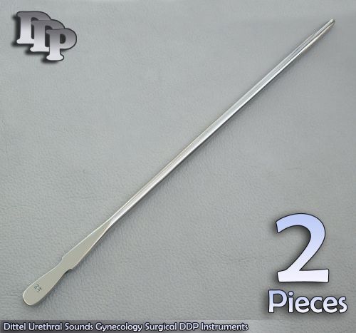 2 Pieces Of Dittel Urethral Sounds # 22 Fr Gynecology Surgical DDP Instruments