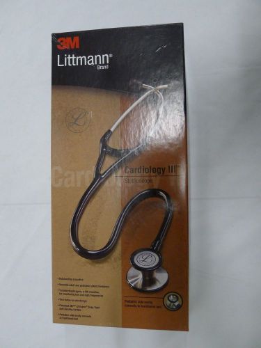 3m littmann cardiology iii stethoscope red 27&#034; littman  3140 3 open box for sale
