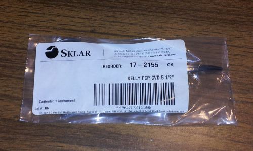 Sklar kelly forceps - 5 1/2&#034; curved new for sale