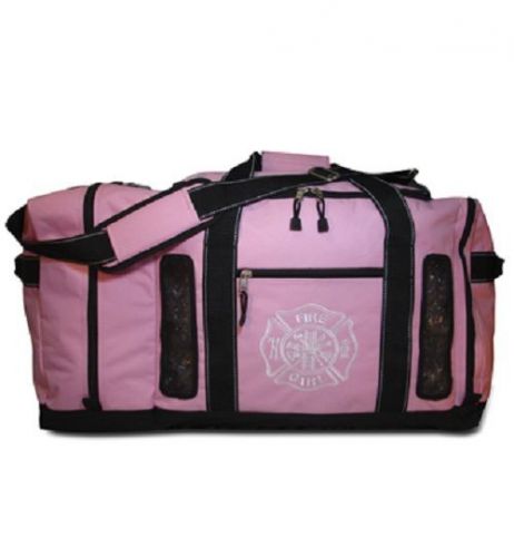 Pink lightning x quad vent firefighter turnout gear bag, lxfb-45m for sale