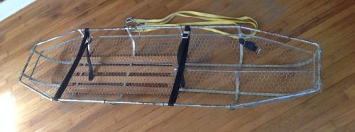 Vintage junkin basket type evacuation stretcher jsa-300-a w/ helicopter sling for sale