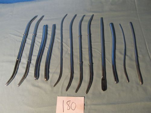 Lot of Dilators Gynecology Surgical Instruments Set (QTY-12)