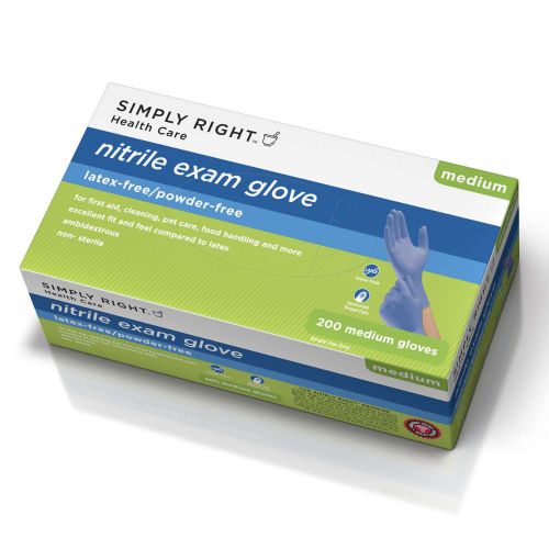 Simply Right Nitrile Gloves - 200 ct. - Medium