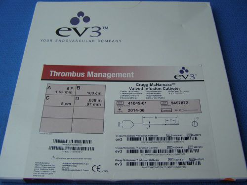 1- ev3 Thrombus Management Infusion Cath 5F Ref: 41049-01