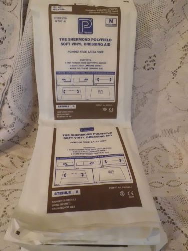 x12 Soft Vinyl Dressing Aid Sterile (1 pair gloves/1 laminate sheet/1 bag)