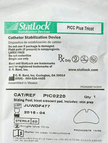 Statlock Picc Plus Stabilization (ref. #VPPCSP)-Lot Of 10 - $155.00 Value!
