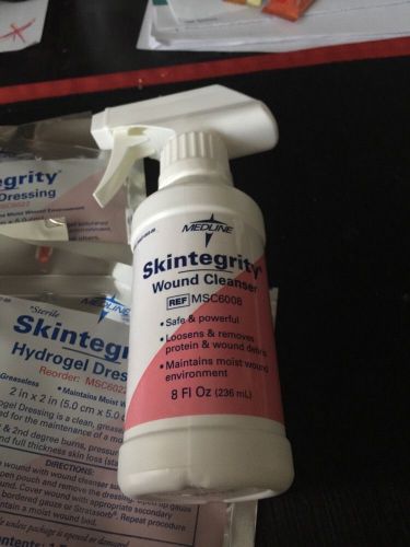 Skintegrity Wound Cleanser &amp; Hydrogel Dressing Gauze Pad