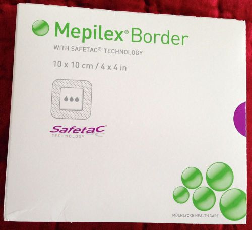 Brand New - 7 Boxes of Mepilex Borders - 4x4 (5 in each box)