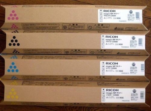 Genuine Ricoh Toner Set MPC4500  LD445C 841342 841343 841344 841345