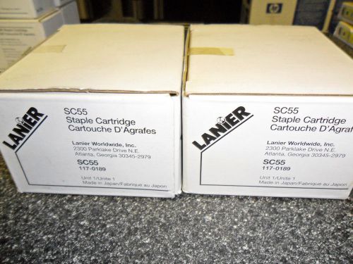 LANIER SC-55 Staple ctgs(3)#117-0189Yields:5K ea.