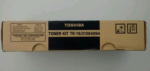 Genuine Toshiba Toner Kit TK-15/21204094 New TK-15 OEM Free Shipping