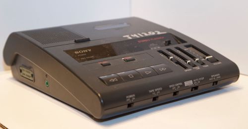 Sony Casset Dictator/Transcriber BM-87DST w/ Foot Pedal