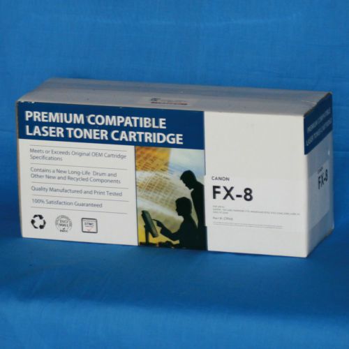 Compatible Remanufactured Black Laser Toner Cartridge - Canon FX8
