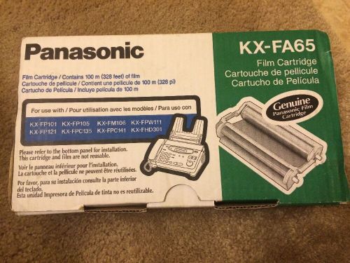 Panasonic Film Cartridge KX-FA65 Genuine New in Box KXFA65 SHIP TRACKING
