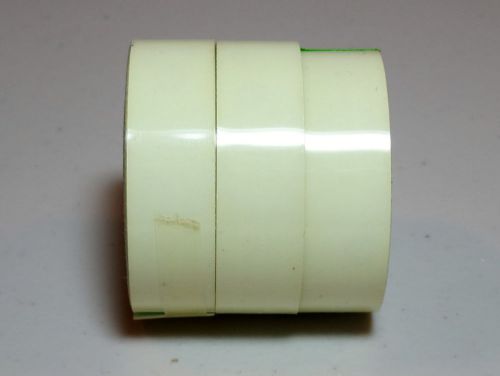 DYMO 1/2&#034; embossing tape for making Labels  Lot of 3 ROLLS of &#034;creamy-white&#034;