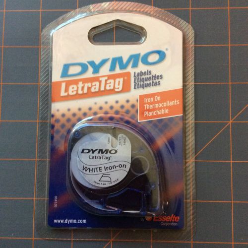 Dymo LetraTag White Iron-On Refill Cartridges for Letra Tag LT Label Makers