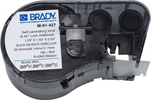 Brady m-91-427 labels for bmp53/bmp51 printers, part number  131570 for sale