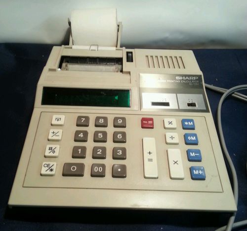 Vintage Sharp EL-1182 Electronic Printing Calculator