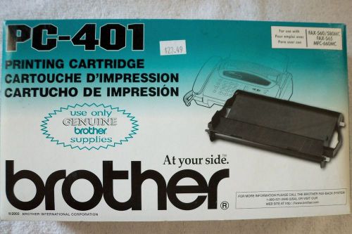 Brother PC-401 Printing Cartridge For Fax-550/580MC, Fax-565, MFC-660MC