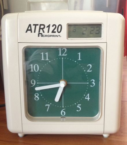 ACROPRINT ATR120 Employee Payroll Time Clock