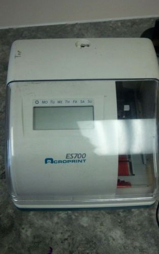Acroprint ES700 Time Clock + Time Cards