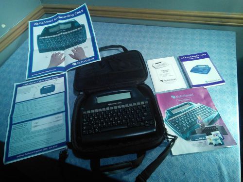 Alphasmart 3000 Original Carrying Case Paperwork Works Excellent Great Shape