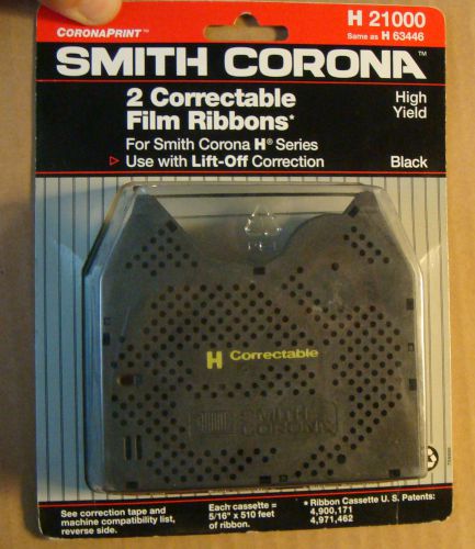 Smith Corona 2 Pack Correctable Film Ribbons  Stock # H 21000 H 63446 Typewriter