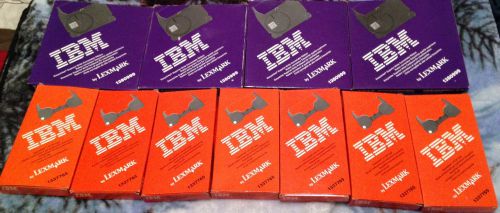 Lot of IBM Lexmark 1380999 Easystrike Ribbon (4) &amp; 1337765 Lift-Off Tape (7)