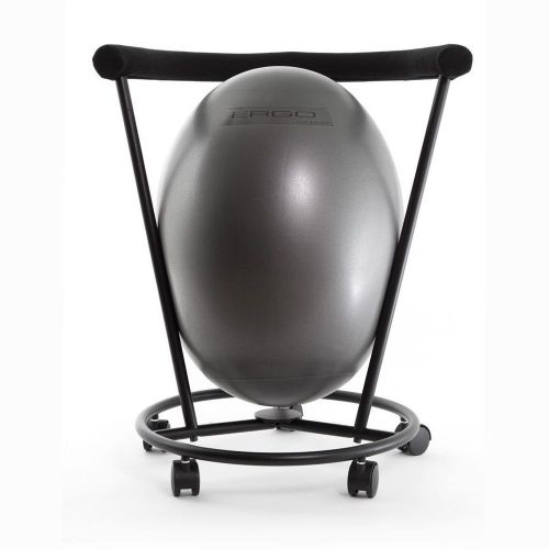 POSTURE BACK PAIN RELIEF ERGO BALL EXERCISE ERGONOMIC BALL OFFICE CHAIR USED